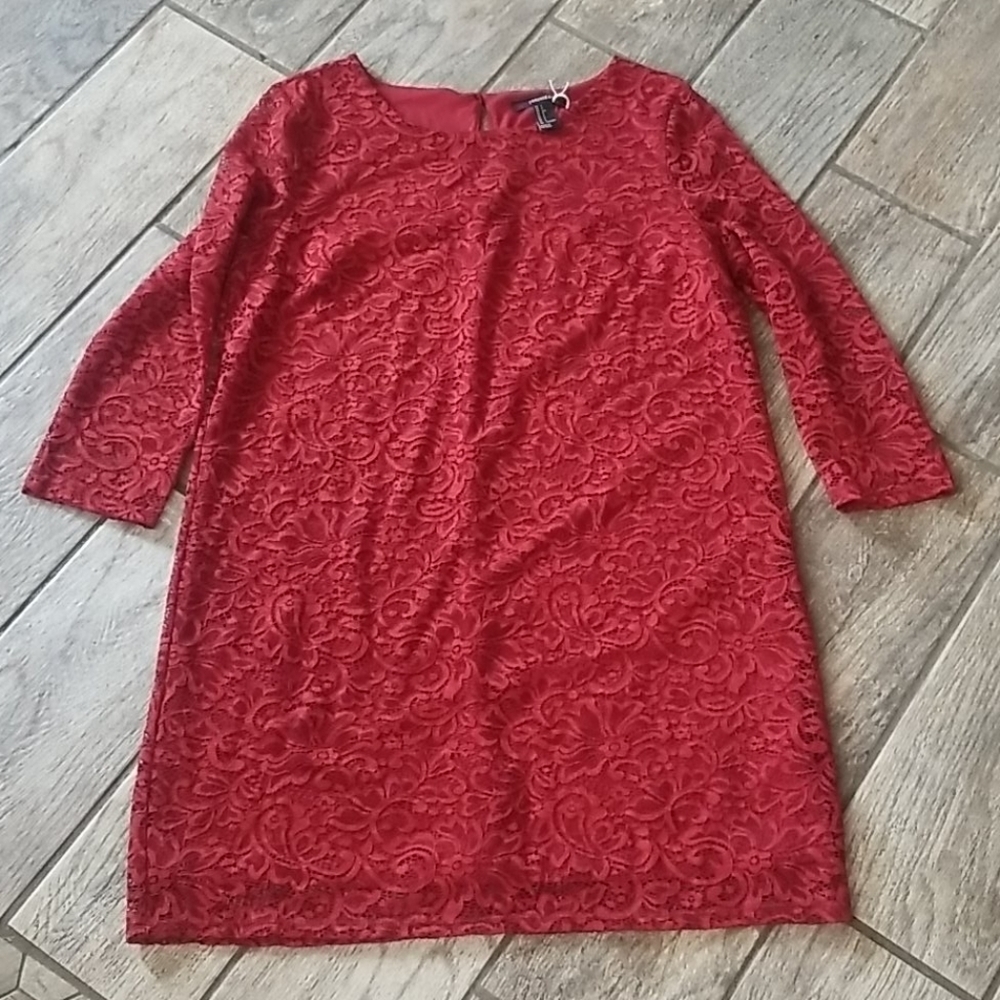 Forever 21 Stretch Lace Bodycon Dress Large